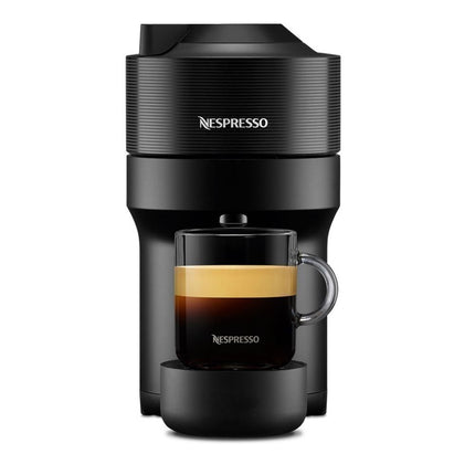 Nespresso Vertuo Pop Μηχανή Καφέ με Centrifusion™ Τεχνολογία & 6 Μεγέθη Ροφημάτων για Κάψουλες Vertuo,19bar Liquorice Black, Μαύρη