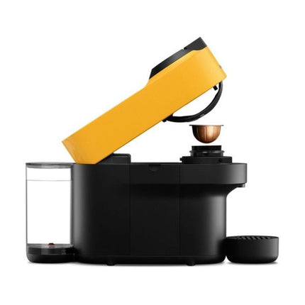 Nespresso Vertuo Pop Μηχανή Καφέ με Centrifusion™ Τεχνολογία & 6 Μεγέθη Ροφημάτων για Κάψουλες Vertuo,19bar Mango Yellow, Κίτρινη