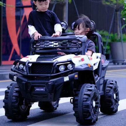 Παιδικό Ηλεκτροκίνητο Αυτοκίνητο Off Road Jeep Λευκό, 12V, 7Ah