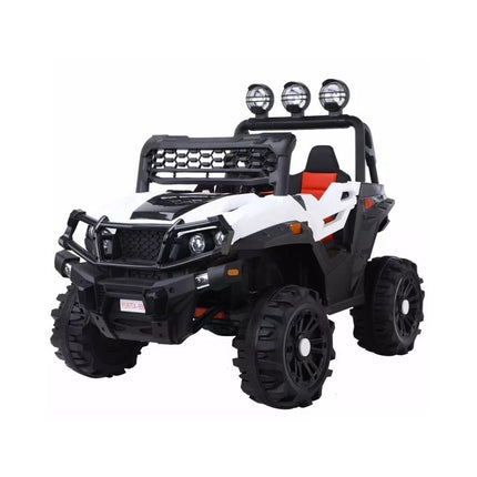Παιδικό Ηλεκτροκίνητο Αυτοκίνητο Off Road Jeep Λευκό, 12V, 7Ah