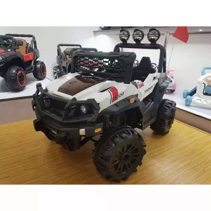 Παιδικό Ηλεκτροκίνητο Αυτοκίνητο Off Road Jeep Λευκό, 12V, 7Ah
