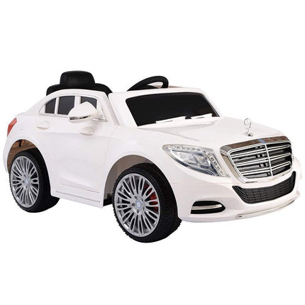 Παιδικό Αυτοκίνητο Licensed Mercedes Benz S600 Ηλεκτροκίνητο με Τηλεκατεύθυνση Μονοθέσιο 12 Volt Λευκό 127x74x58