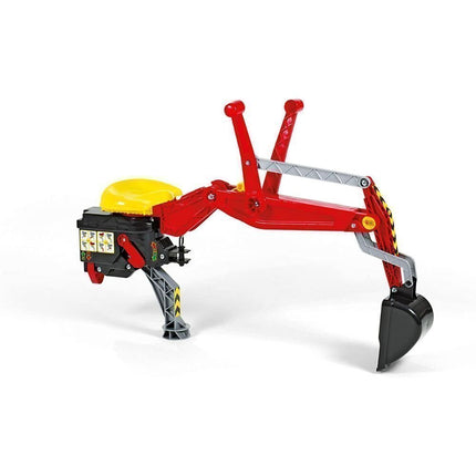 Rolly Παιδικός Εκσκαφέας σε Κόκκινο Χρώμα Επέκταση Τρακτέρ (40x78x23cm)