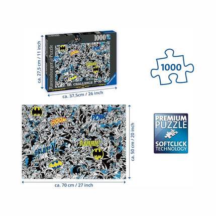 Ravensburger Challenge Puzzle Batman 2D 1000pcs