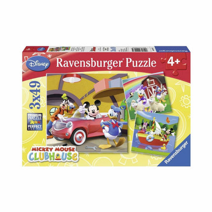 Ravensburger Παιδικό Puzzle Disney: Όλοι Αγαπούν τον Μίκυ 147 κομμάτια (3×49) για 5+ Ετών