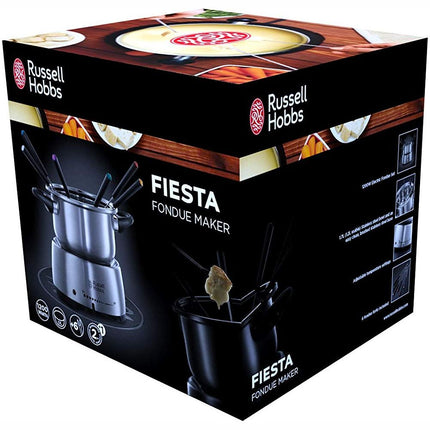 Russell Hobbs Fiesta 22560-56 Σκεύος για Φοντύ Ηλεκτρικό από Ανοξείδωτο Ατσάλι 1200W