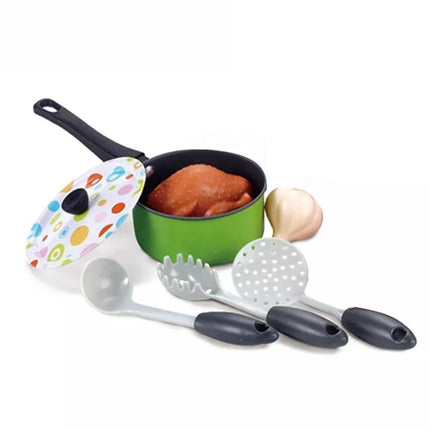 Σετ Κουζινικών Παιχνιδιού 22 Τεμαχίων Κατσαρόλες, Τηγάνι, Αξεσουάρ & Τρόφιμα από Ασφαλές Πλαστικό, 3+ Ετών
