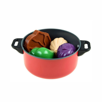 Σετ Κουζινικών Παιχνιδιού 22 Τεμαχίων Κατσαρόλες, Τηγάνι, Αξεσουάρ & Τρόφιμα από Ασφαλές Πλαστικό, 3+ Ετών