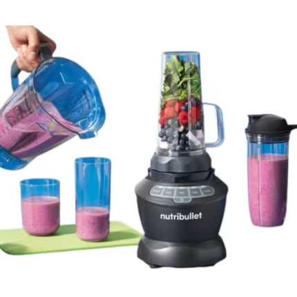 NutriBullet Combo Μπλέντερ για Smoothies 1.8lt 1200W Μαύρο