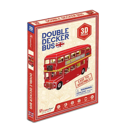 Decker Bus 3D Puzzle Double 57 Κομμάτια S3018h 5+ Ετών