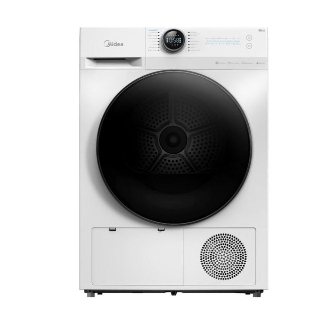 Midea Στεγνωτήριο Ρούχων 9Kg Lunar Series με Αντλία Θερμότητας, A++, Wi-Fi & HealthGuard, MD200H90W/W-CY Λευκό