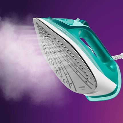 PHILIPS Series 3000 Σίδερο Ατμού 2400W με Δοχείο Νερού 300ml, Κεραμική Πλάκα & Συνεχόμενη Παροχή 40gr/min DST3030/70