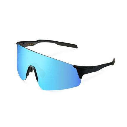 MELLER Dua Polaroid Γυαλιά Ηλίου με Μαύρο Σκελετό και Μπλε Polarized Φακούς UV400 Black Sky