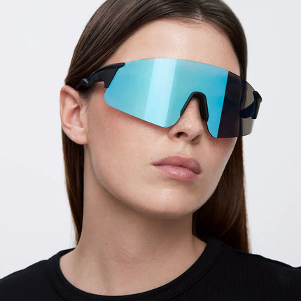 MELLER Dua Polaroid Γυαλιά Ηλίου με Μαύρο Σκελετό και Μπλε Polarized Φακούς UV400 Black Sky