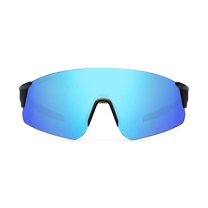 MELLER Dua Polaroid Γυαλιά Ηλίου με Μαύρο Σκελετό και Μπλε Polarized Φακούς UV400 Black Sky