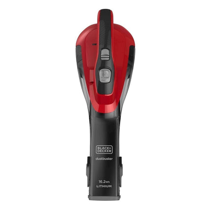 Black & Decker Επαναφορτιζόμενο Σκουπάκι Χειρός 10.8V με Χωρητικότητα Κάδου 500 ml, Αναδιπλούμενη Βούρτσα, Αφαιρούμενος Πλενόμενος Κάδος & Φίλτρο DVA315J-QW