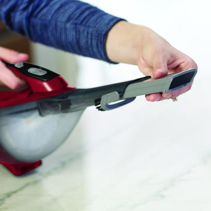 Black & Decker Επαναφορτιζόμενο Σκουπάκι Χειρός 10.8V με Χωρητικότητα Κάδου 500 ml, Αναδιπλούμενη Βούρτσα, Αφαιρούμενος Πλενόμενος Κάδος & Φίλτρο DVA315J-QW