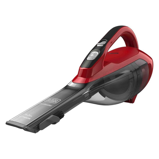 Black & Decker Επαναφορτιζόμενο Σκουπάκι Χειρός 10.8V με Χωρητικότητα Κάδου 500 ml, Αναδιπλούμενη Βούρτσα, Αφαιρούμενος Πλενόμενος Κάδος & Φίλτρο DVA315J-QW