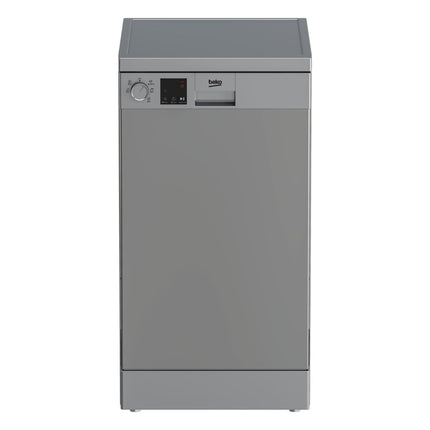 Beko Πλυντήριο Πιάτων Λεπτής Γραμμής 10 Σερβίτσια με 5 Προγράμματα DVS05024S Ασημί