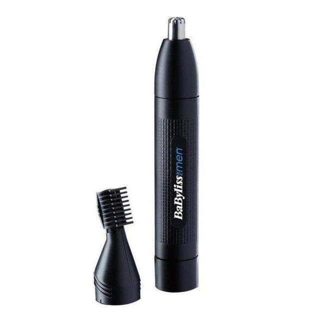 BaByliss Τρίμερ Μπαταρίας για Μύτη, Αυτιά, Φρύδια με Περιστροφικό Μηχανισμό, Αφαιρούμενο Χτενάκι σε 2 Μήκη & Προστατευτικό Κάλυμμα E652E
