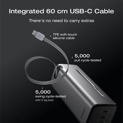 EcoFlow Charge Powerbank RAPID Pro 20000mAh 230W + 100W Built-in Cable Black
