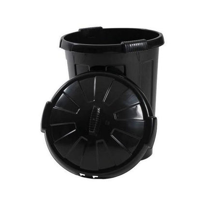EDEN Κάδος Απορριμμάτων 80L με Καπάκι, Ανθεκτικός Πλαστικός Κάδος με Ενισχυμένη Βάση για Εσωτερική & Εξωτερική Χρήση