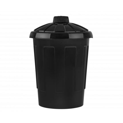 EDEN Κάδος Απορριμμάτων 80L με Καπάκι, Ανθεκτικός Πλαστικός Κάδος με Ενισχυμένη Βάση για Εσωτερική & Εξωτερική Χρήση