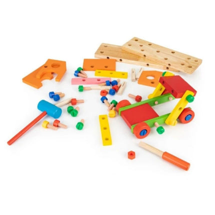 Ecotoys Εκπαιδευτικό Ξύλινο Αυτοκίνητο με Εργαλεία για Παιδιά MB197 3+ Ετών