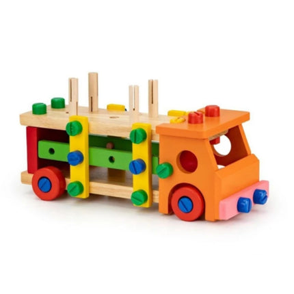 Ecotoys Εκπαιδευτικό Ξύλινο Αυτοκίνητο με Εργαλεία για Παιδιά MB197 3+ Ετών