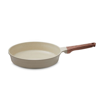 IZZY Τηγάνι Natura Elea 24 cm με Αντικολλητική Επίστρωση για Όλες τις Εστίες 225027 Μπεζ