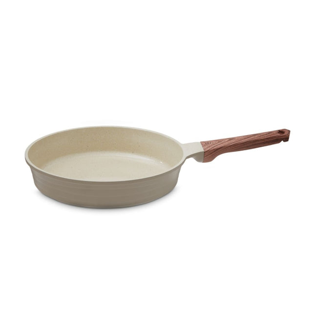 IZZY Τηγάνι Natura Elea 26 cm με Αντικολλητική Επίστρωση για Όλες τις Εστίες 225028 Μπεζ