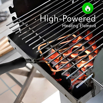 Ηλεκτρικός Αναπτήρας Κάρβουνων 800W με Βάση Στήριξης
