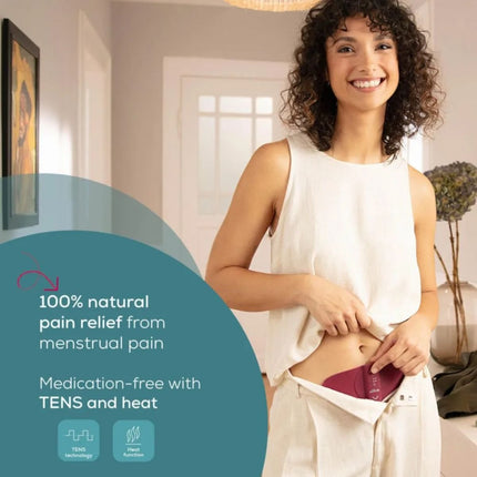 Beurer Menstrual Relax Συσκευή Ανακούφισης Πόνων Περιόδου με TENS και Θερμότητα EM50