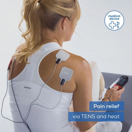Beurer Heat Ψηφιακή Συσκευή TENS/EMS με Θερμότητα, 4 Ηλεκτρόδια και 64 Προγράμματα EM59