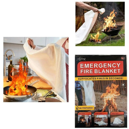 Emergency fire blanket