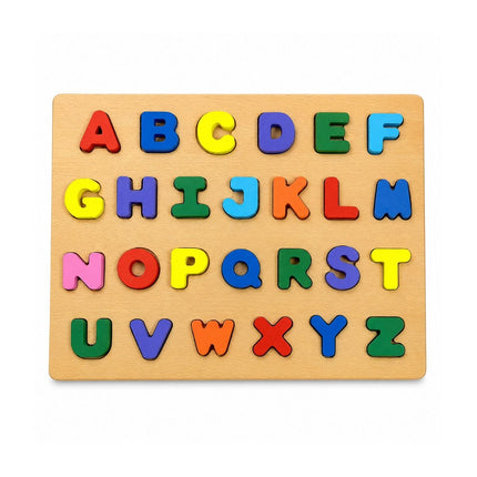 Ξύλινο Εκπαιδευτικό Puzzle Αγγλικού Αλφάβηρου A-Z 3+ Ετών