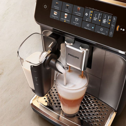 PHILIPS Series 2300 Πλήρως Αυτόματη Μηχανή Espresso 1500W 15 bar με 4 Προγράμματα Καφέ, 12 Ρυθμίσεις Άλεσης, LatteGo, My Coffee Choice & SilentBrew Τεχνολογία EP2331/10
