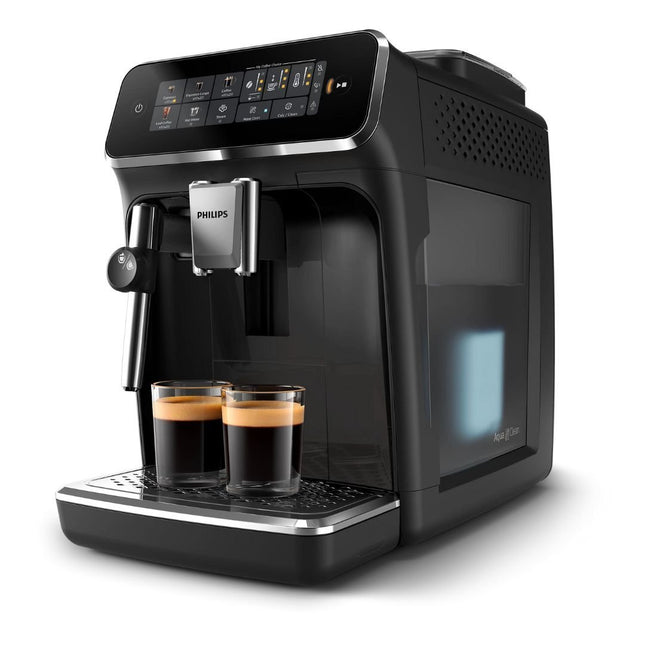 PHILIPS Series 3300 Πλήρως Αυτόματη Μηχανή Espresso 1500W 15 bar με 5 Προγράμματα Παρασκευής, My Coffee Choice, Φίλτρο AquaClean & SilentBrew, Μαύρη EP3321/40