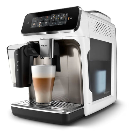 PHILIPS Series 3300 Πλήρως Αυτόματη Μηχανή Espresso 1500W 15bar με 6 Προγράμματα Καφέ, Ρυθμίσεις Άλεσης, Coffee Choice, LatteGo & Τεχνολογία SilentBrew EP3343/90