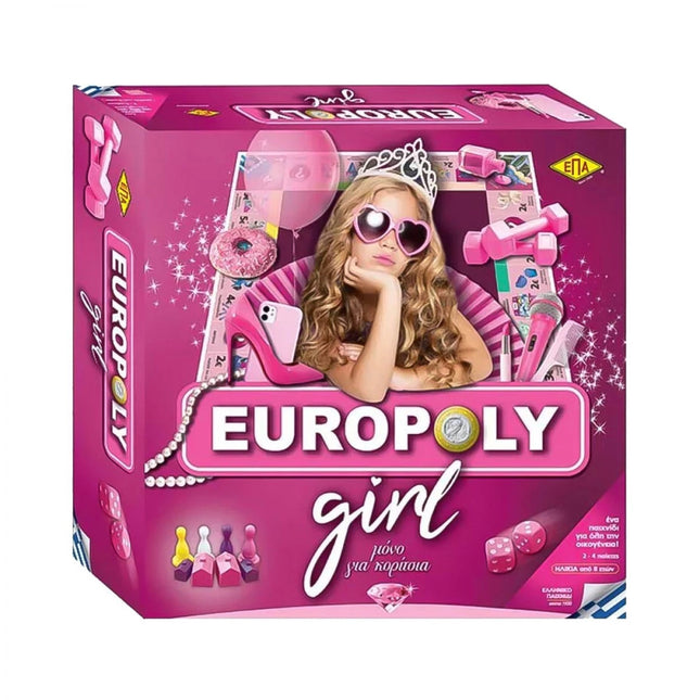 ΕΠΑ Επιτραπέζιο Παιχνίδι Europoly Girl για 2-4 Παίκτες 8+ Ετών
