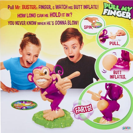 Επιτραπέζιο Διασκεδαστικό Παιχνίδι Pull My Finger για 2+ Παίκτες, 4+ Ετών