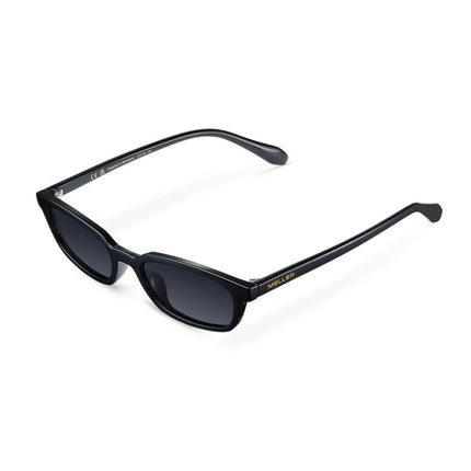 MELLER ERU Unisex Ορθογώνια Γυαλιά Ηλίου με Μαύρους Πολωτικούς Φακούς UV400 ER-TUTCAR All Black