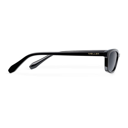 MELLER ERU Unisex Ορθογώνια Γυαλιά Ηλίου με Μαύρους Πολωτικούς Φακούς UV400 ER-TUTCAR All Black