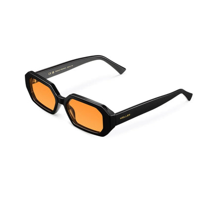 MELLER ESI Unisex Γεωμετρικά Γυαλιά Ηλίου με Πορτοκαλί Φακούς UV400 ES-TUTORANGE Black Orange