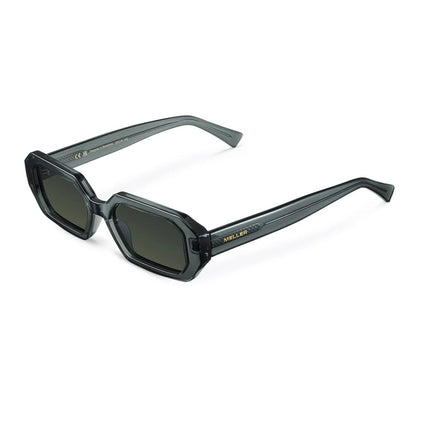 MELLER ESI Unisex Γεωμετρικά Γυαλιά Ηλίου με Γκρι Σκελετό και Πράσινους Πολωτικούς Φακούς UV400 ES-FOSSILOLI Fossil Olive