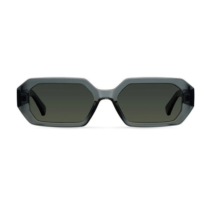 MELLER ESI Unisex Γεωμετρικά Γυαλιά Ηλίου με Γκρι Σκελετό και Πράσινους Πολωτικούς Φακούς UV400 ES-FOSSILOLI Fossil Olive