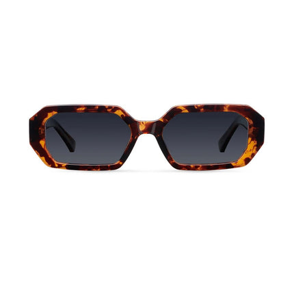 MELLER ESI Unisex Γεωμετρικά Γυαλιά Ηλίου με Σκελετό Ταρταρούγα και Μαύρους Πολωτικούς Φακούς UV400 ES-TIGCAR Tigris Carbon