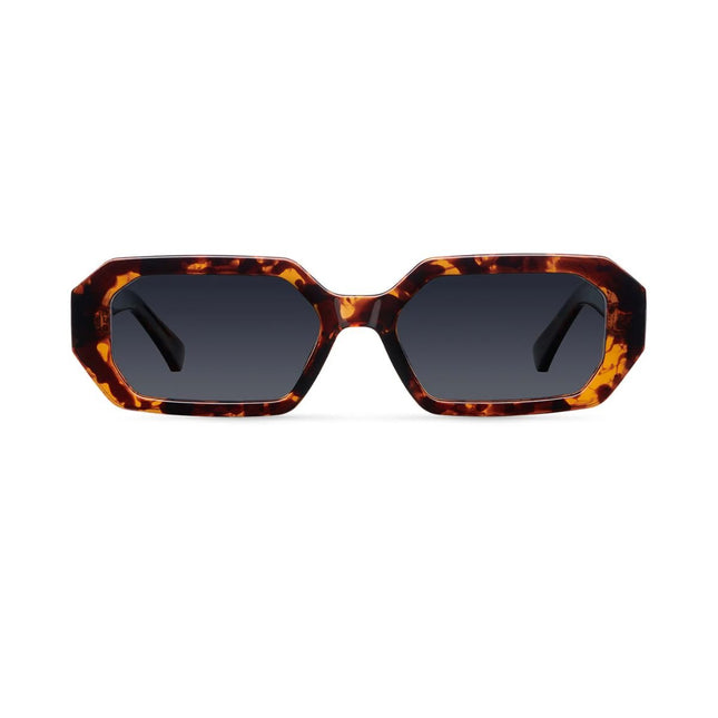 MELLER ESI Unisex Γεωμετρικά Γυαλιά Ηλίου με Σκελετό Ταρταρούγα και Μαύρους Polarized Φακούς UV400 ES-TIGCAR Tigris Carbon