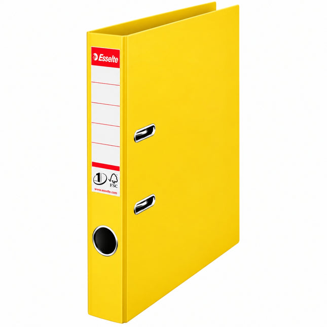 ESSELTE Premium Lever Arch File Boxfile A4 50mm με No.1 Mechanism Κίτρινο