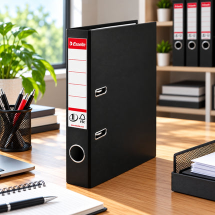 ESSELTE Premium Lever Arch File Boxfile A4 50mm με No.1 Mechanism Μαύρο